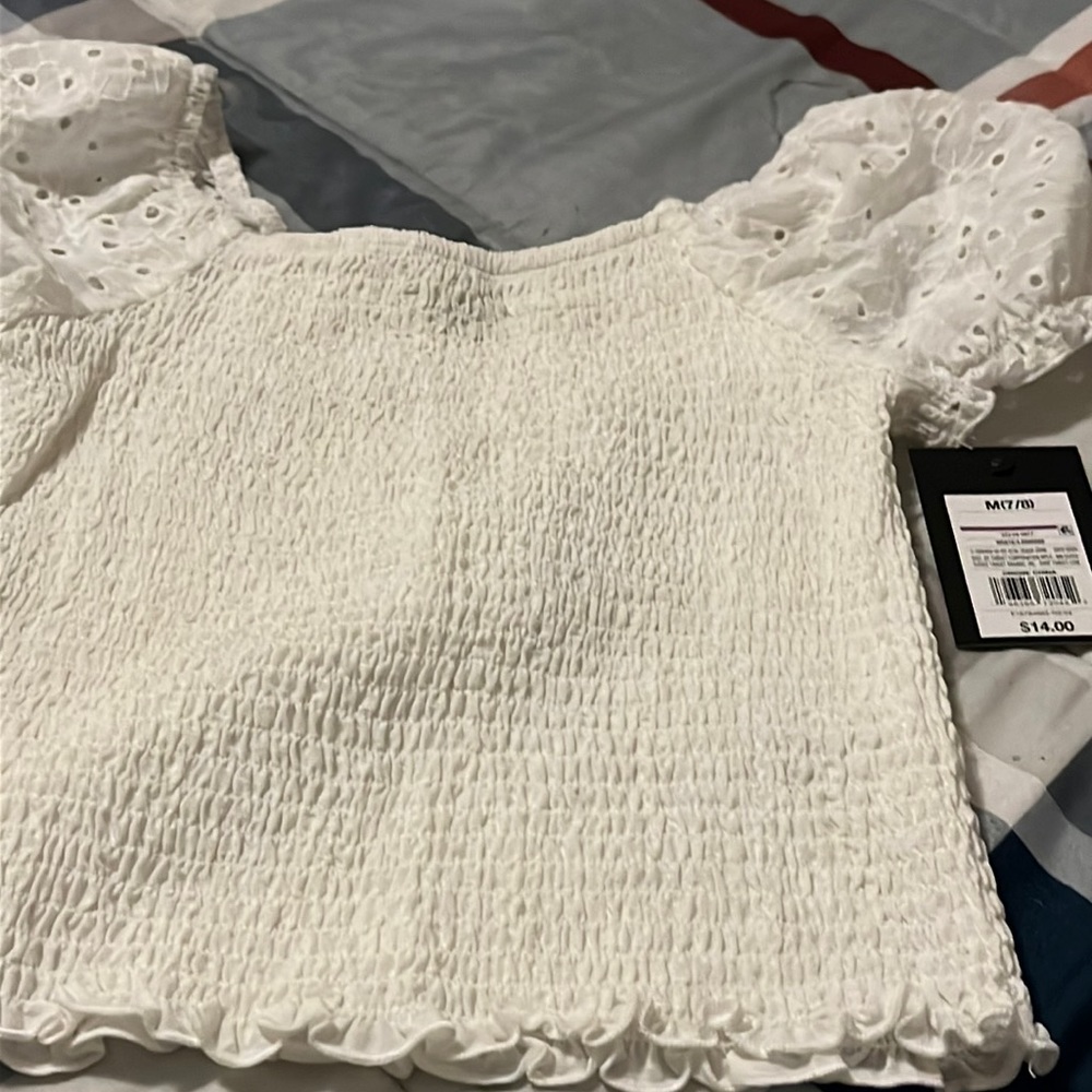 Girls white top